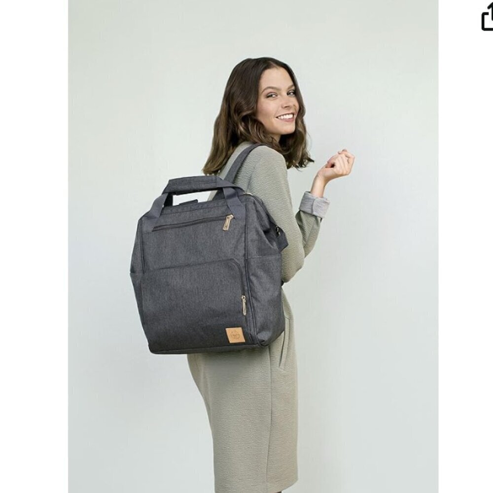 Lassig Women's Glam Goldie Backpack Diaper Bag - Anthracite